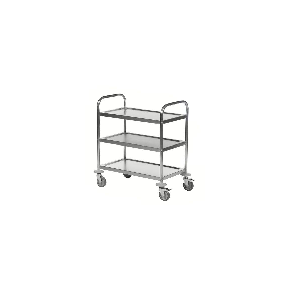 Stainless steel rolling table 3 levels
