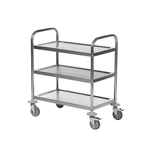 Stainless steel rolling table 3 levels