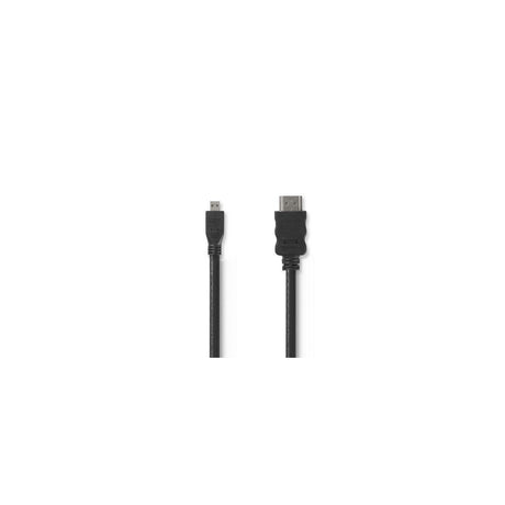 Cable NEDIS HDMI - HDMI Micro 1,5m black