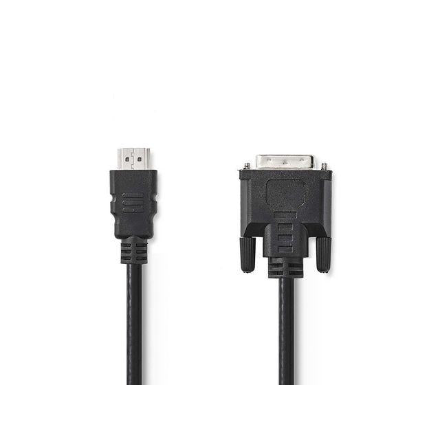Cable NEDIS HDMI ha - DVI ha 2m black