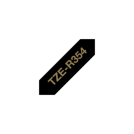 Tape BROTHER TZER354 24mm gold on black