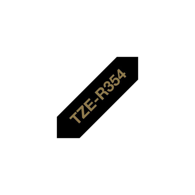 Tape BROTHER TZER354 24mm gold on black