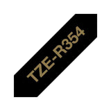 Tape BROTHER TZER354 24mm gold on black