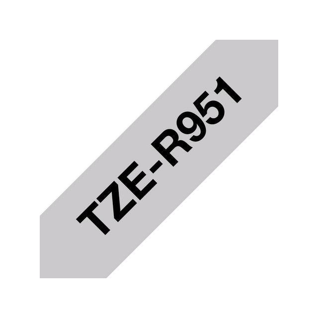 Tape BROTHER TZER951 24mm gold on silver.