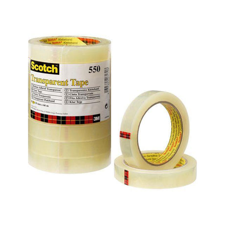 Office tape SCOTCH 550 transp. 19mmx66m