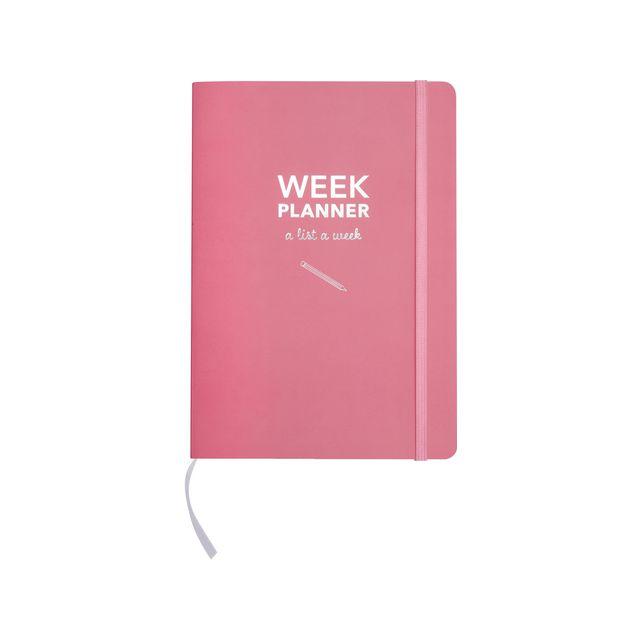 Calendar Week planner undated pink 1051