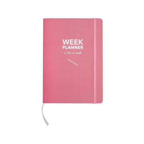 Calendar Week planner undated pink 1051