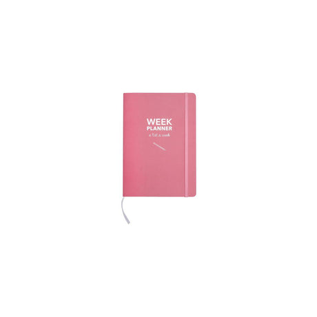 Calendar Week planner undated pink 1051