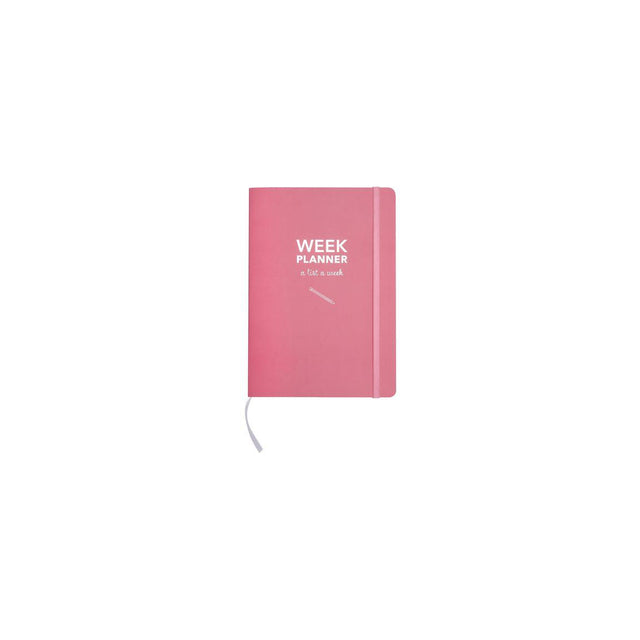 Calendar Week planner undated pink 1051
