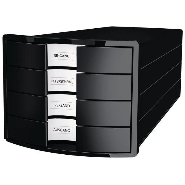 Blank box HAN 4 drawers recy black