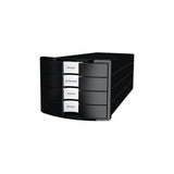 Blank box HAN 4 drawers recy black