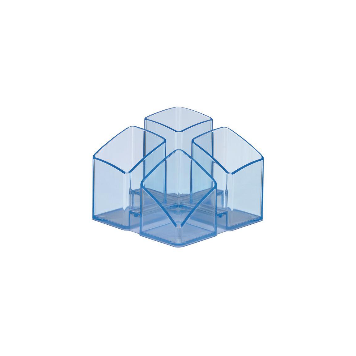 Utility rack HAN 5 compartments transparent ice blue