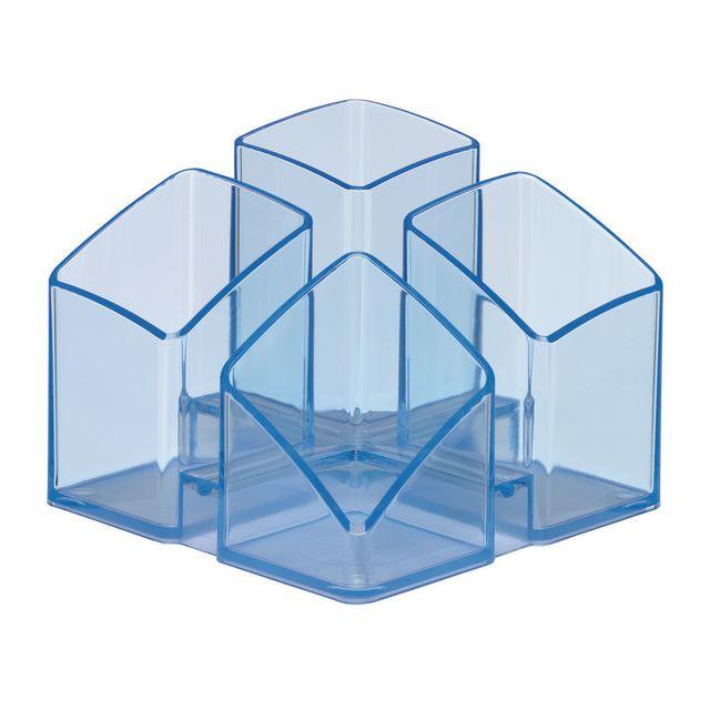 Utility rack HAN 5 compartments transparent ice blue