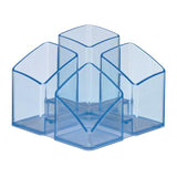 Utility rack HAN 5 compartments transparent ice blue