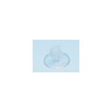 Sign holder round foot, transp. 10/pack