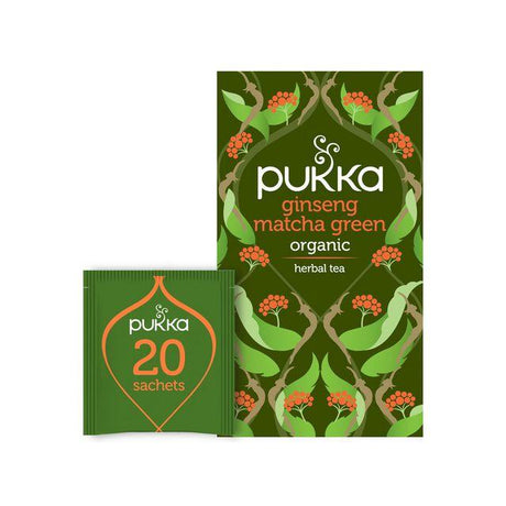 Tea PUKKA Ginseng Matcha Green 20/pack