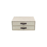 Desk bureau map. w. leather hand. linen