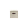Storage box w.lid cardboard large linen