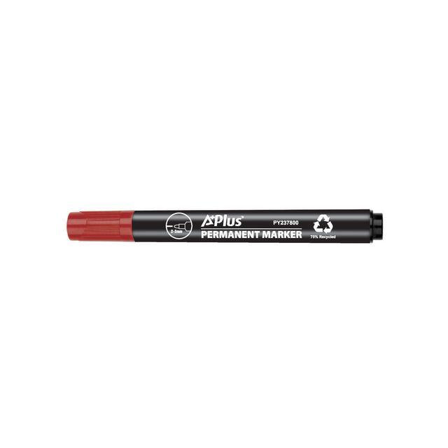 Labelling pen A PLUS eco round 1-3mm red