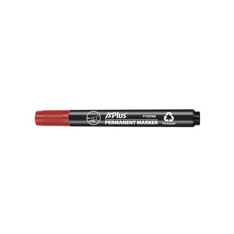 Labelling pen A PLUS eco round 1-3mm red