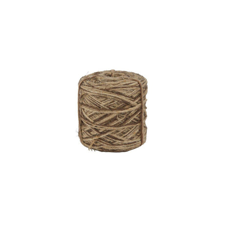 Jute ribbon mottled brown 166m