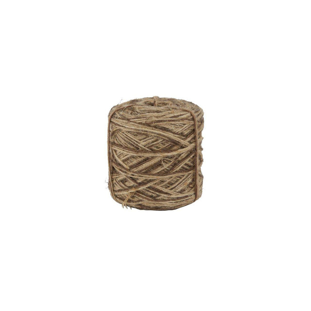 Jute ribbon mottled brown 166m