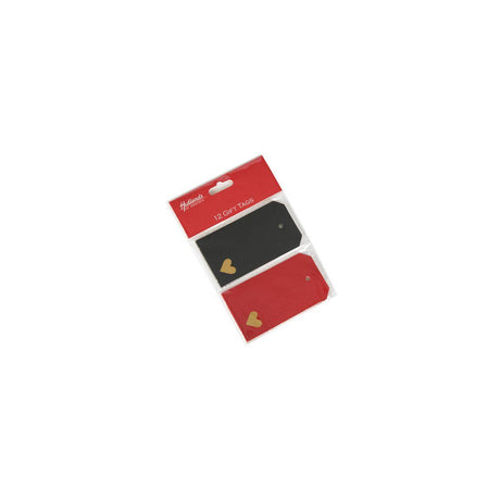 Hang tag Red and Black 12/pc