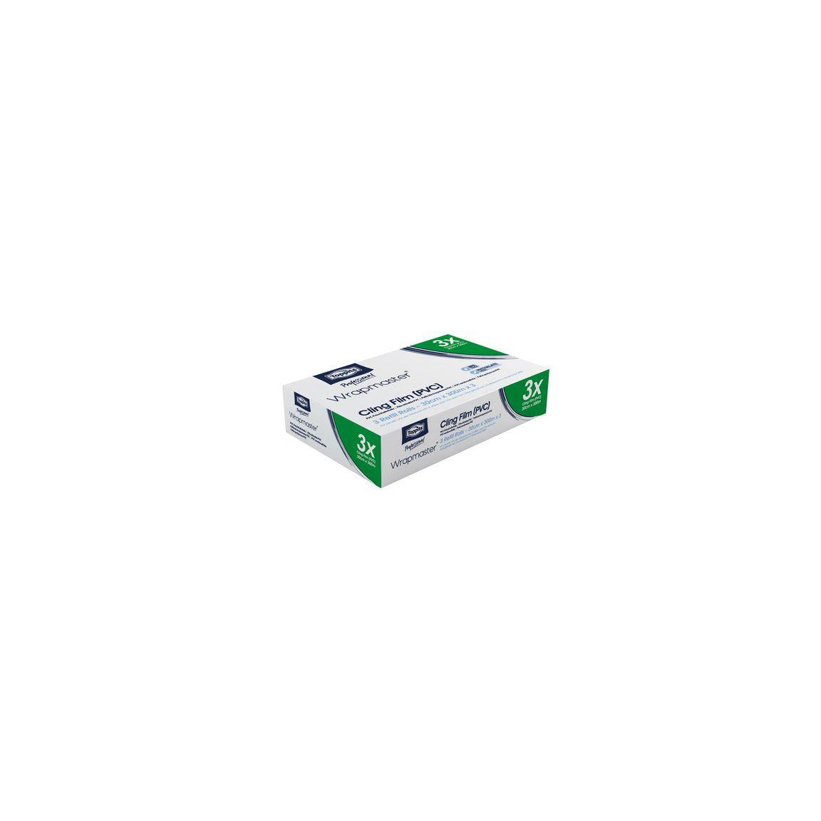 Plastic film TOPPITS PVC 30cmx300m 3/pc