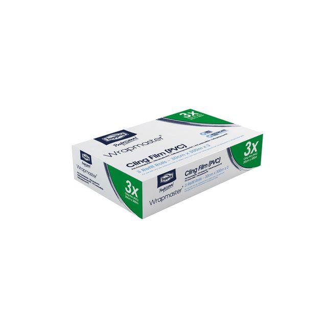 Plastic film TOPPITS PVC 30cmx300m 3/pc