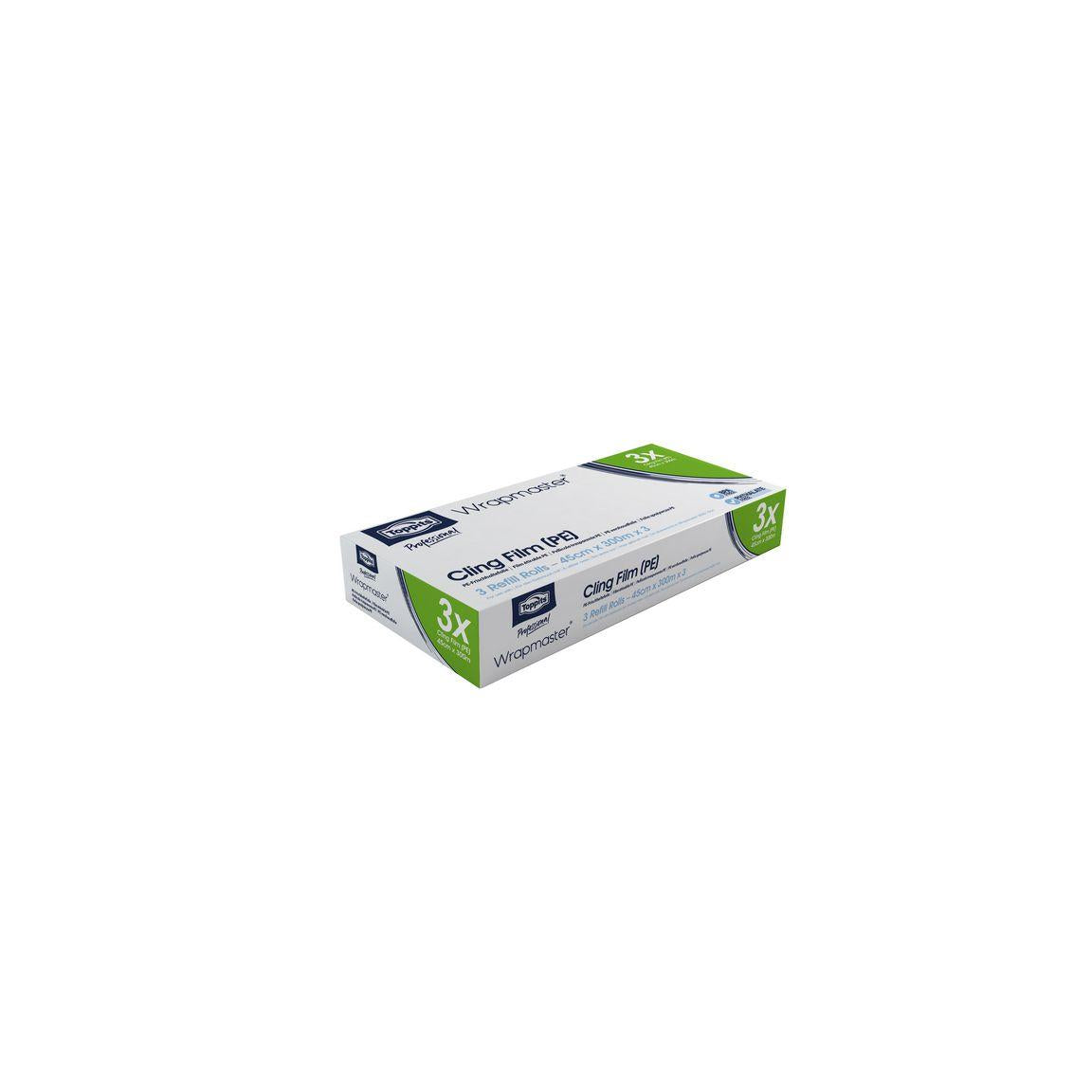 Plastic film TOPPITS PE 45cmx300m 3/pc