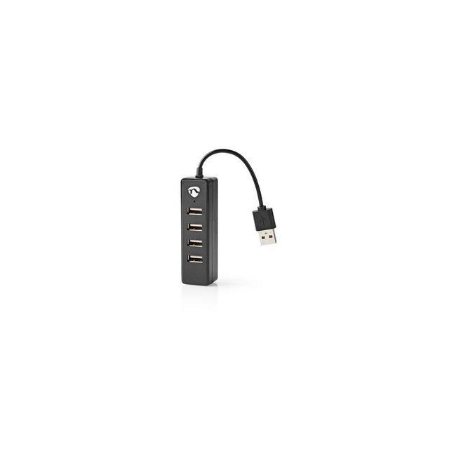 Hub NEDIS USB 4 port black