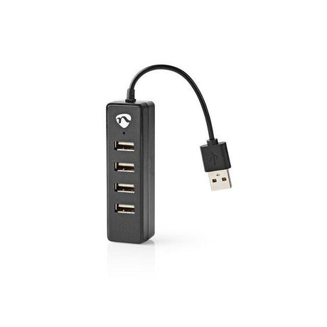 Hub NEDIS USB 4 port black