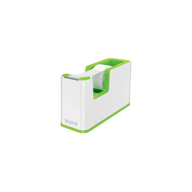 Tape dispenser with tape WOW white/green