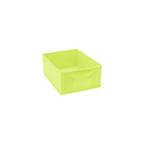 Fabric storage basket green