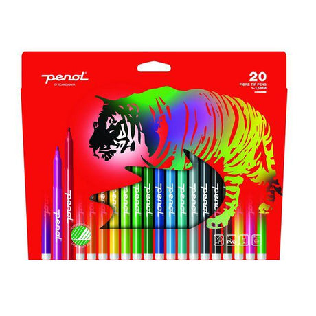 Fibre pen PENOL fine 20/pack