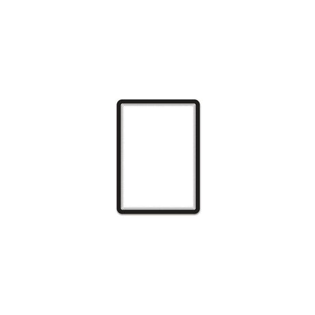 Magnetic frame self-adhesive DJOIS A4 black 2/pack