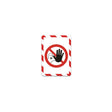 Magnetic frame DJOIS solo A3 red/white 2/pc