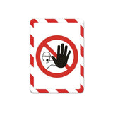 Magnetic frame DJOIS solo A3 red/white 2/pc