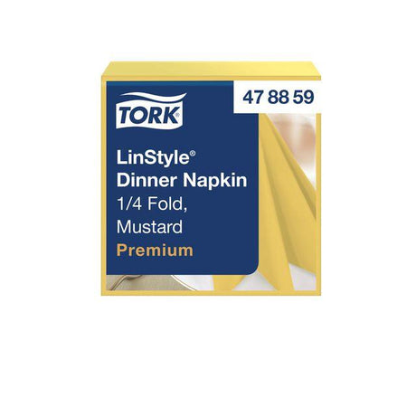 Napkin TORK LinStyle yellow 39x39cm 50/pack