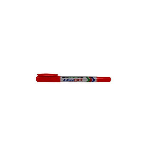 ARTLINE 041T 2-in-1 round labelling pen red