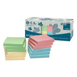 Notes INFO NOTES recy 75x75 colours 12/pack