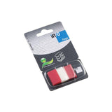 Index INFO NOTES 25x43mm red 50/pack