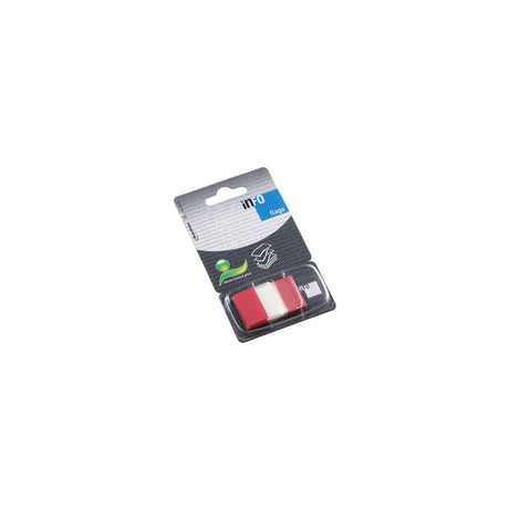 Index INFO NOTES 25x43mm red 50/pack