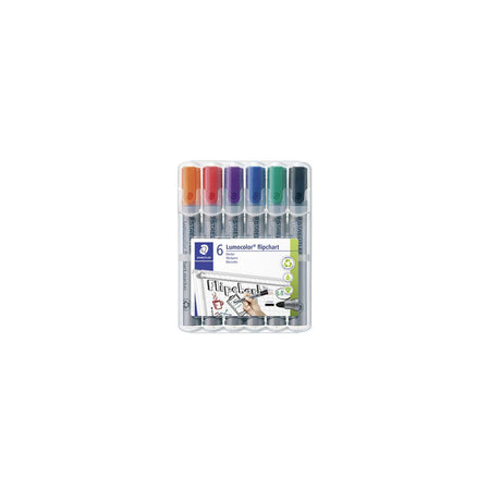 Lumocolor flipchart pen 6/pc