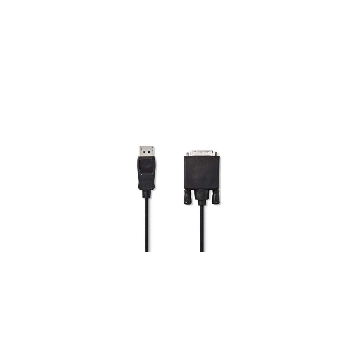 Cable NEDIS DP ha - DVI ha 1m black