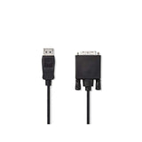 Cable NEDIS DP ha - DVI ha 1m black
