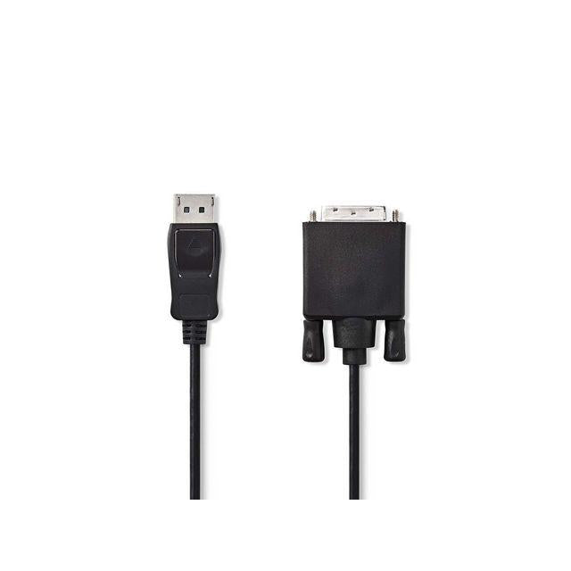 Cable NEDIS DP ha - DVI ha 1m black