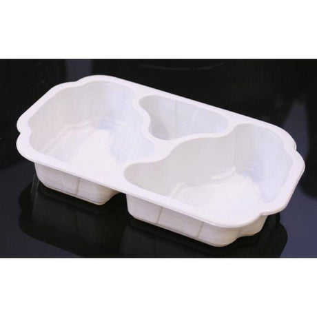 Form Take Home 3-compartment white 300/pc