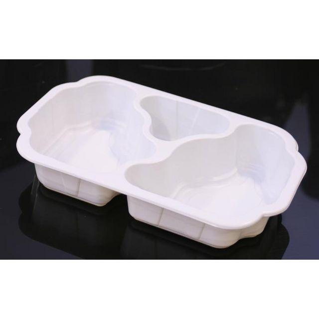 Form Take Home 3-compartment white 300/pc