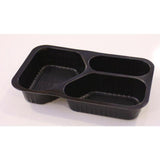 Form 1/4GN 3-compartment black 300/pc